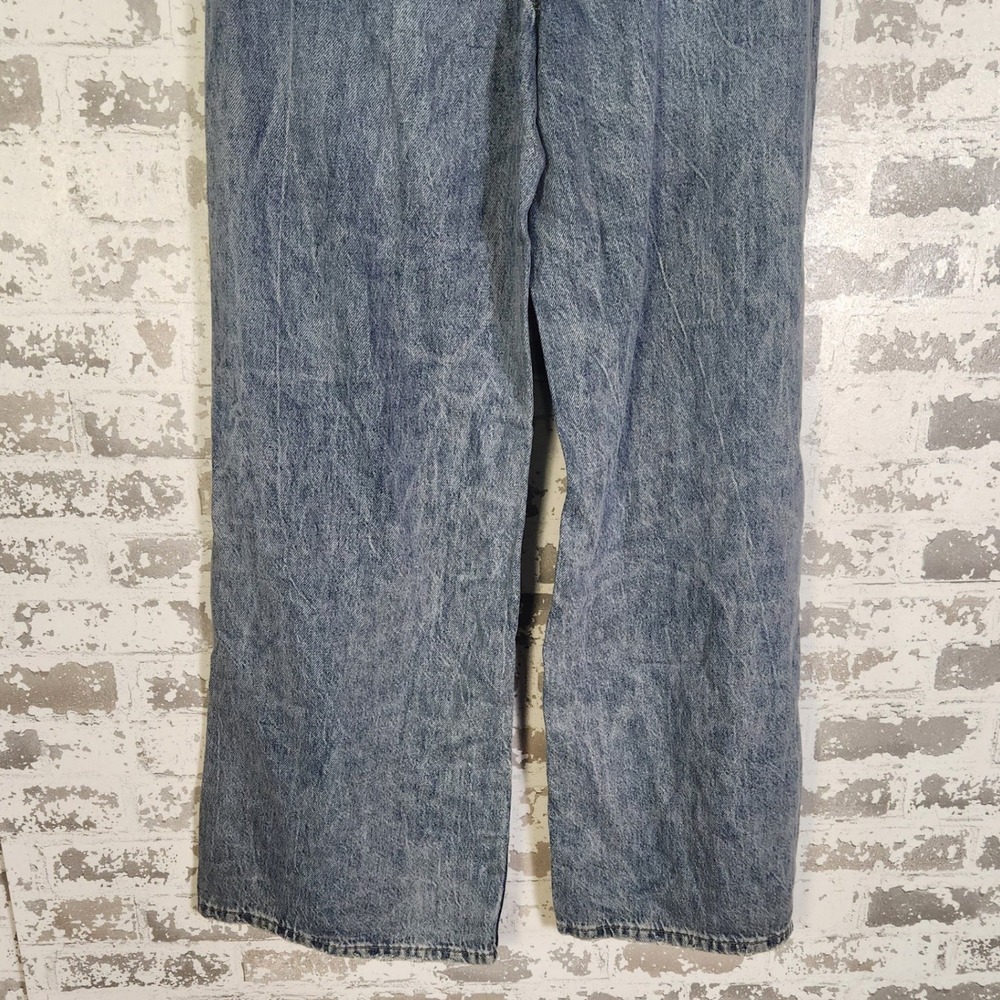 RE:WASH Forever 21 Denim Jeans Women Size 9 Baggy Distrssed Classic Rise‎ A Line - Picture 7 of 16